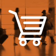 Consumer Surveys - people walking through lobby