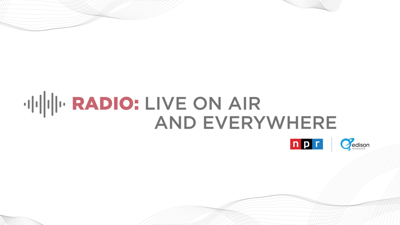Radio: Live on Air and Everywhere and NPR logo