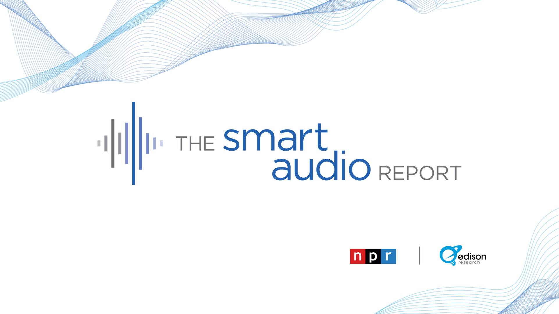 The Smart Audio Report and NPR logo